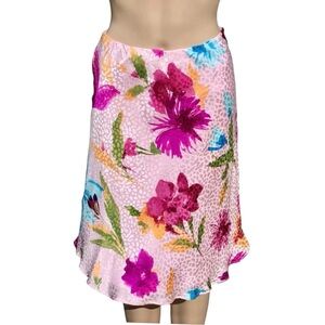 ESCADA skirt. Silk floral print skirt Sz s eu 34